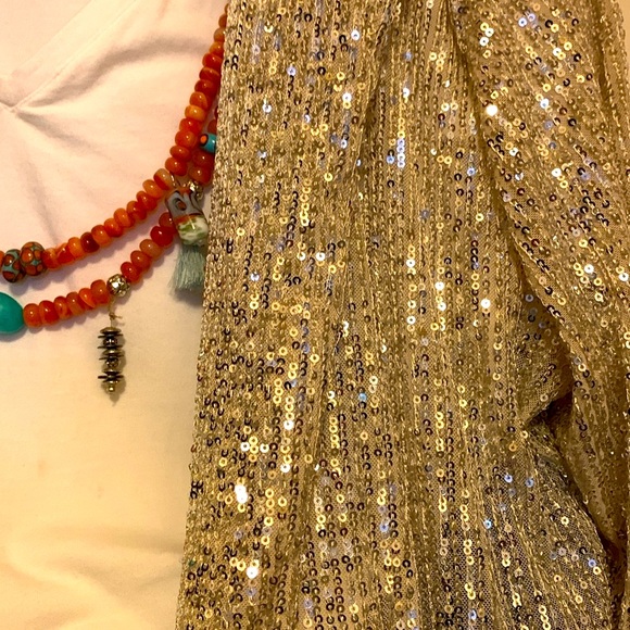 Bucket List Sequin Blazer. - Picture 2 of 4